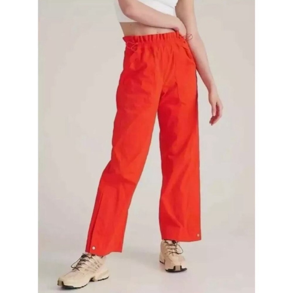 Athleta Trekkie Red Athletic Pants Sz 8
